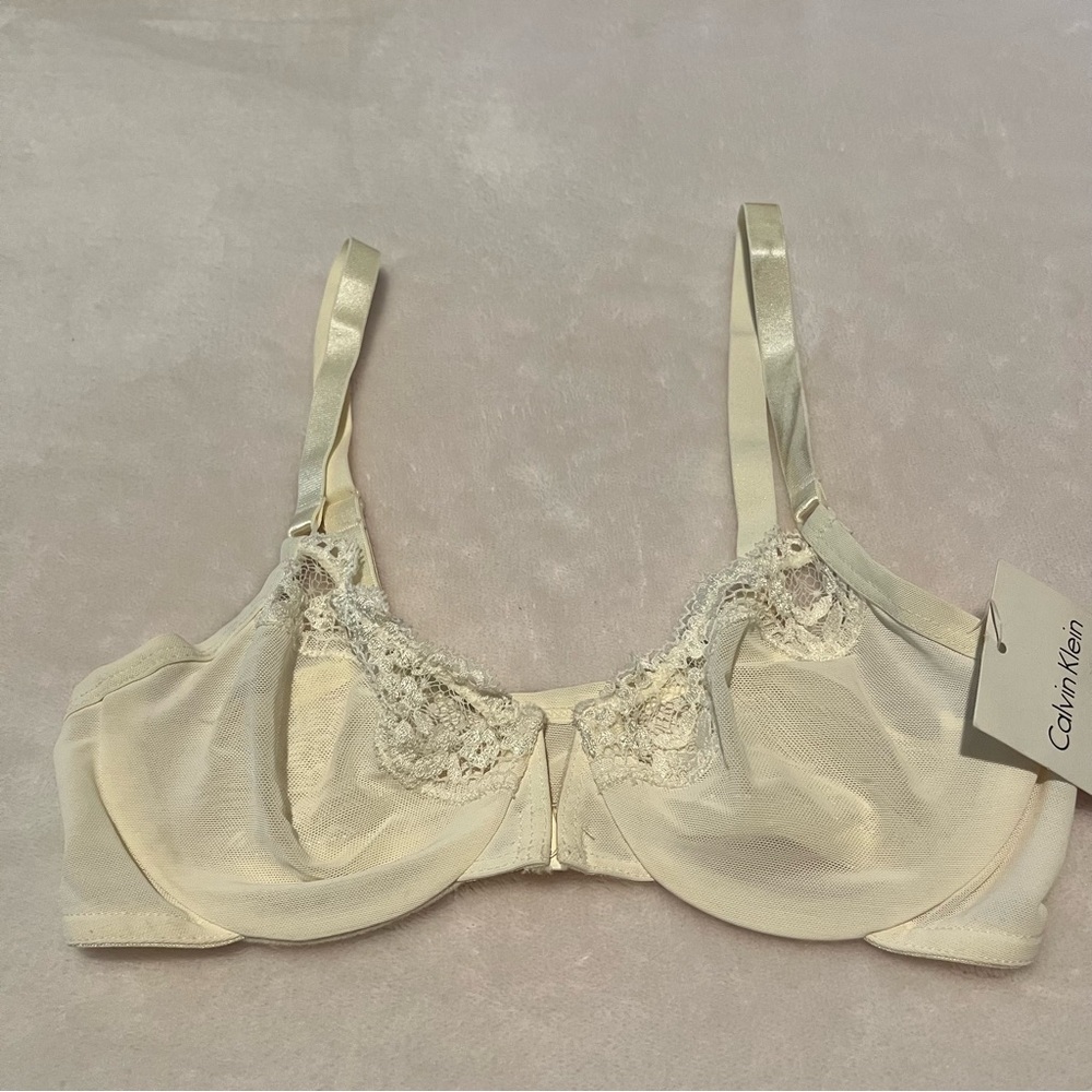 Calvin Klein Sheer Lace Bra